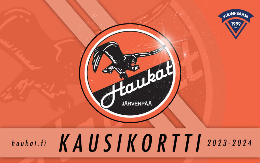 Järvenpään Haukat - Kausikorttidesign 23-24