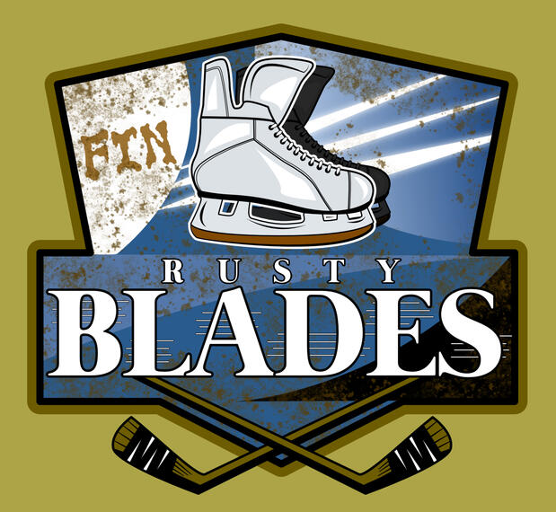 Rusty Blades - jääkiekkojoukkueen logo