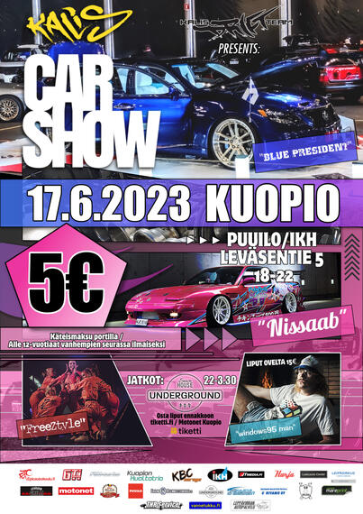Kalis Car Show - tapahtumajuliste 2023